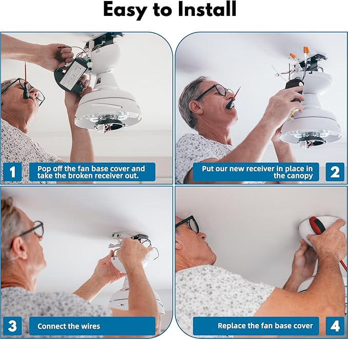 LPHUMEX Ceiling Fan Light Remote Control Kit - Image 6