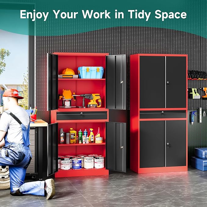 SISESOL Metal Storage Cabinet - Image 3