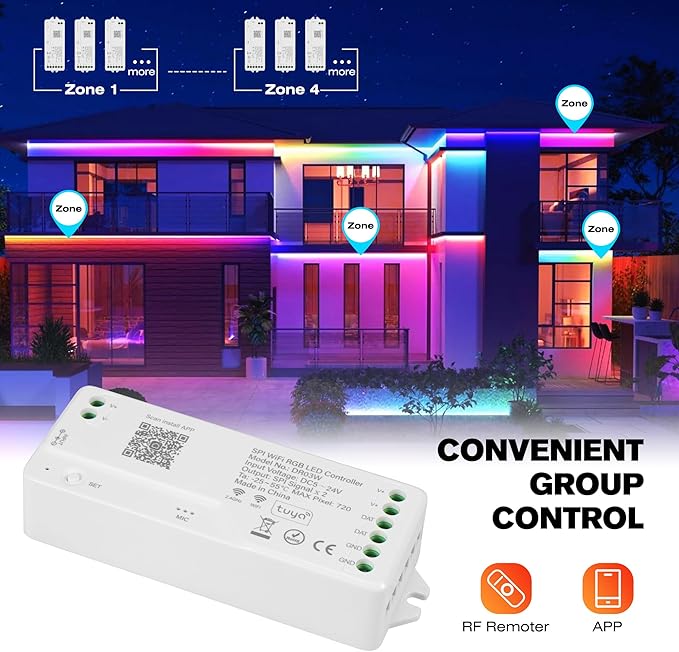 XXK DR03W WiFi SPI 5~24V RGB Controller - Image 7