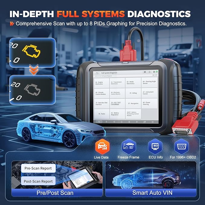 XTOOL D8S Bidirectional OBD2 Scanner - Image 7