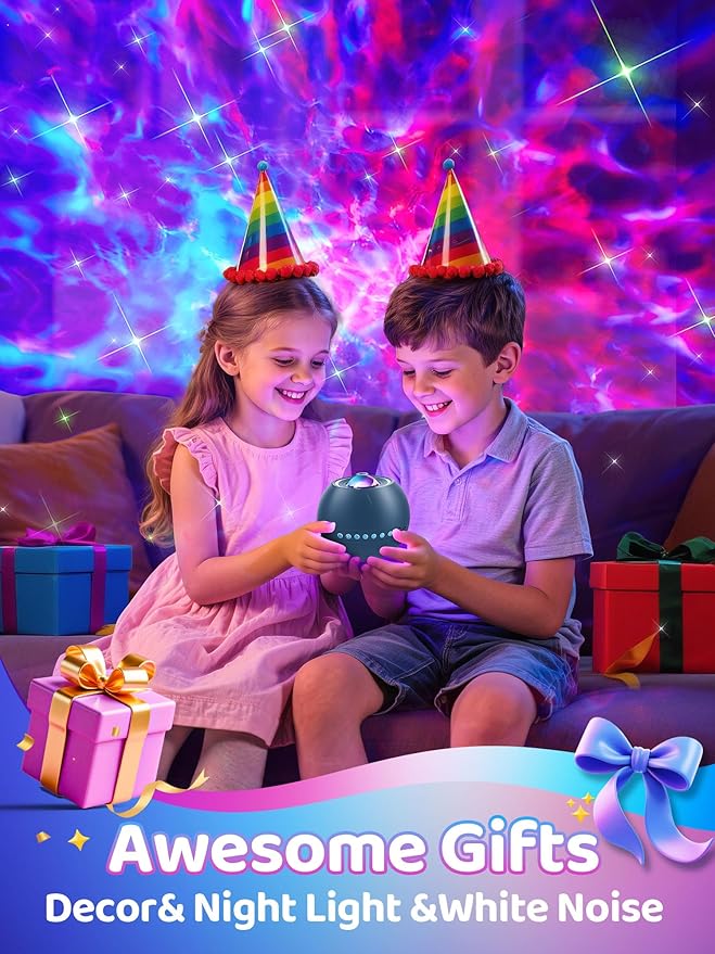 Star Projector for Bedroom Galaxy Projector for Bedroom, 15 White Noise Sound - Image 6