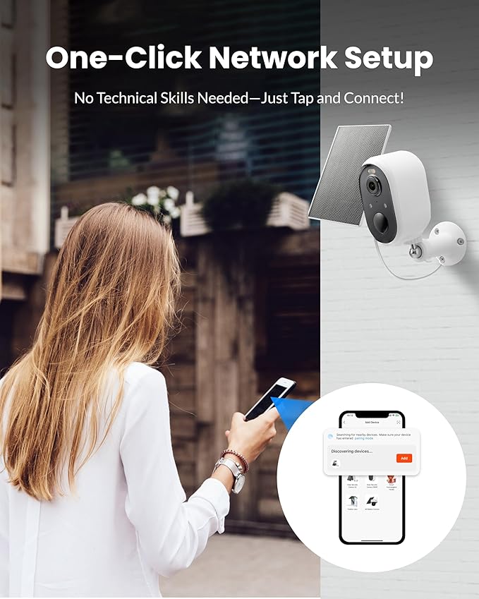 Aurumbach Solar Security Camera Outdoor Wireless 2 Pack, 2K Color Night Vision - Image 4