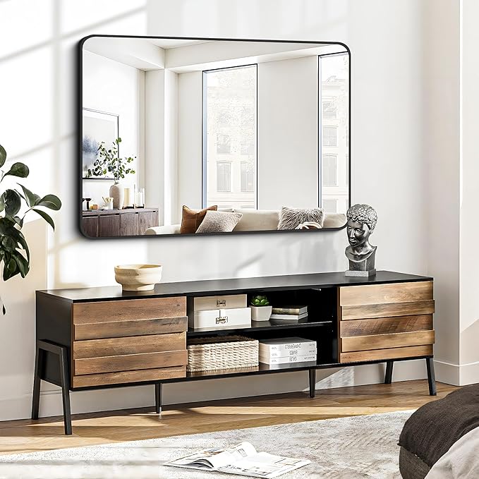 FORBATH Bathroom Mirror 30" X 40", Large Rectangular Wall Mirror - Image 6