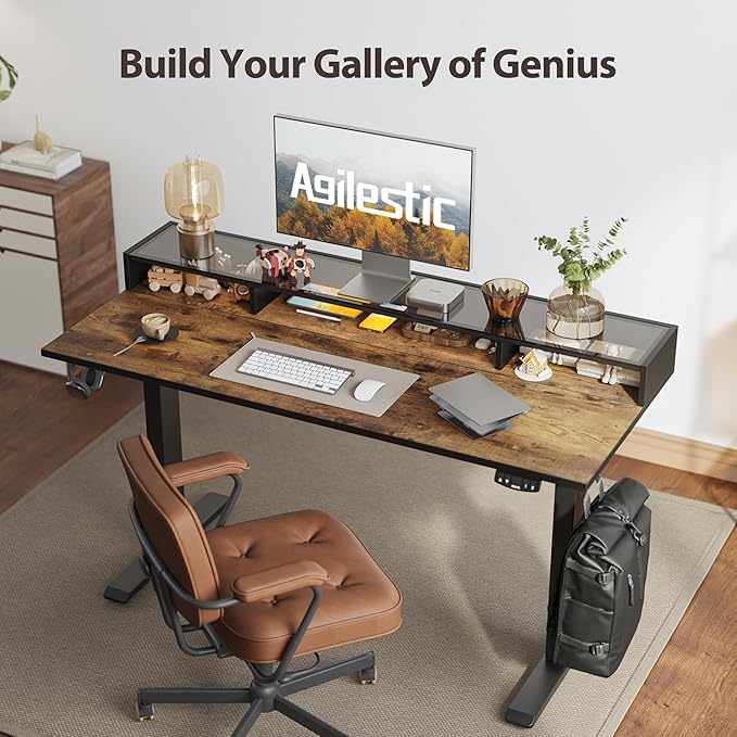 Agilestic Glass Standing Desk - Image 5
