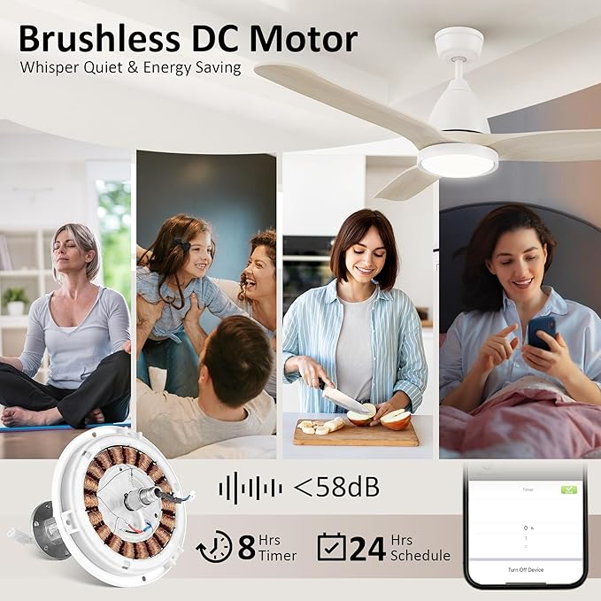 SMAAIR 52 inch Ceiling Fans - Image 2