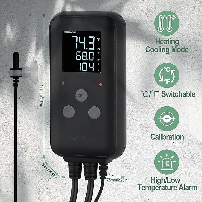 DIGITEN Waterproof Digital Temperature Controller - Image 3