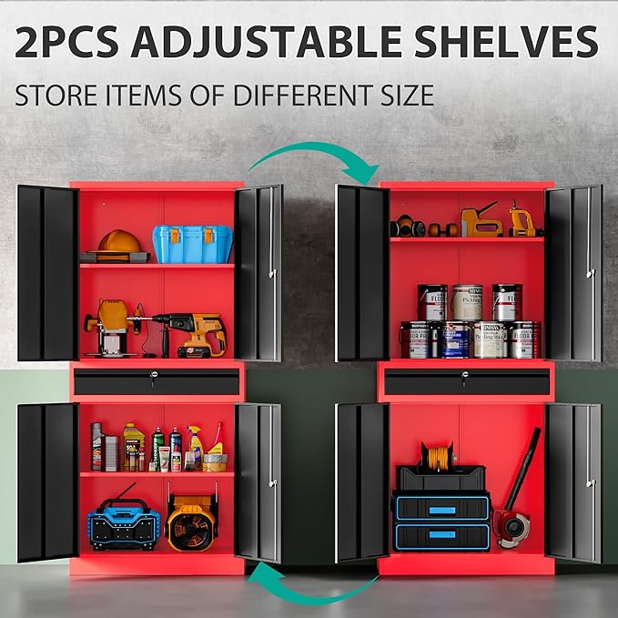 SISESOL Metal Storage Cabinet - Image 6