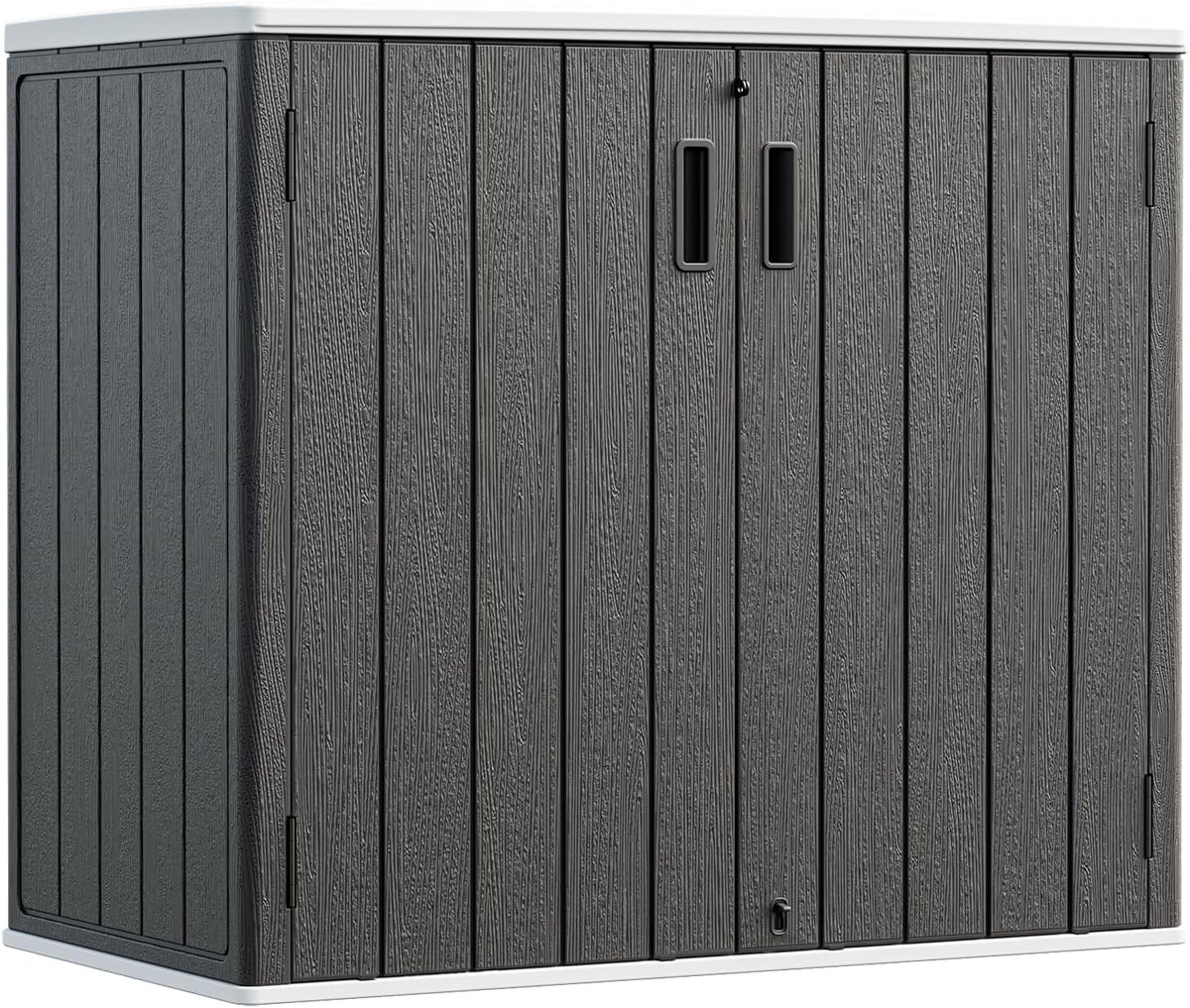 homspark outdoor storage shed 37 cu.ft, all-weather resistant, main product view