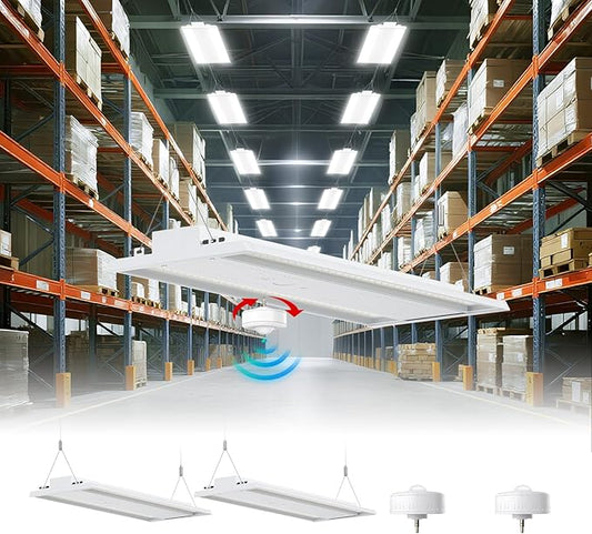 2 Pack 400W LED Linear High Bay Light 4FT, Adjustable 400W/320W/240W/100W by LightingYourBusinessFuture