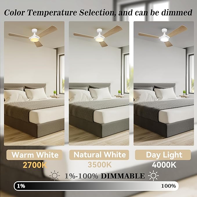 SMAAIR 52 Inch Smart Wifi Ceiling Fans - Image 4