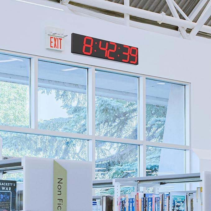 CHKOSDA Digital Wall Clock, Oversize Led Digital Clock Large Display - Image 6