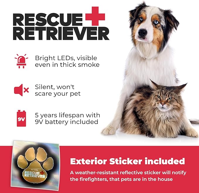 Rescue Retriever Triple-Pack pet Smoke Detector - Image 8