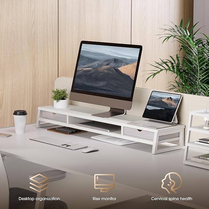 Fenge Dual Monitor Stand, Monitor Riser - Image 7
