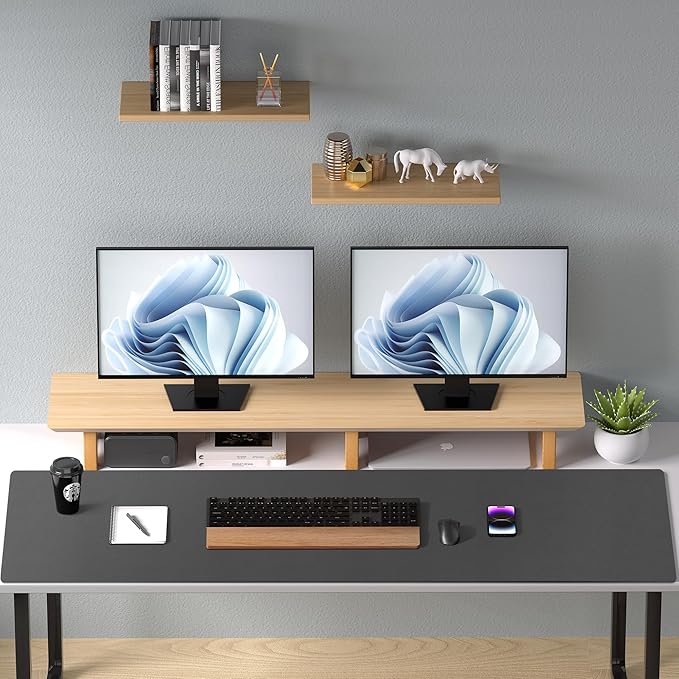 Aothia Leather Desk Pad Protector, Mouse Pad, Office Desk Mat, Non-Slip PU - Image 9
