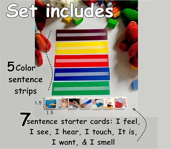 Smile4autism Small 2x8 Tools Perfect to Keep Your Loose Visual Picture Cards - Image 2