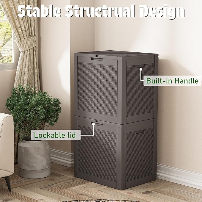 NUNU LAB 30 Gallon Outdoor Storage Box Waterproof, Outside Package Delivery - Image 7