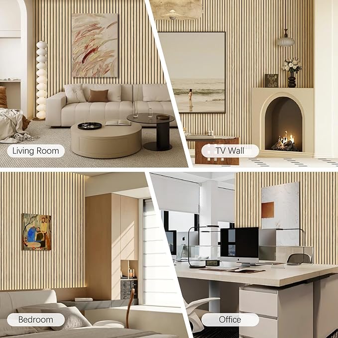 ARMURO Wood Slat Wall Panel 2 PCS - Image 4