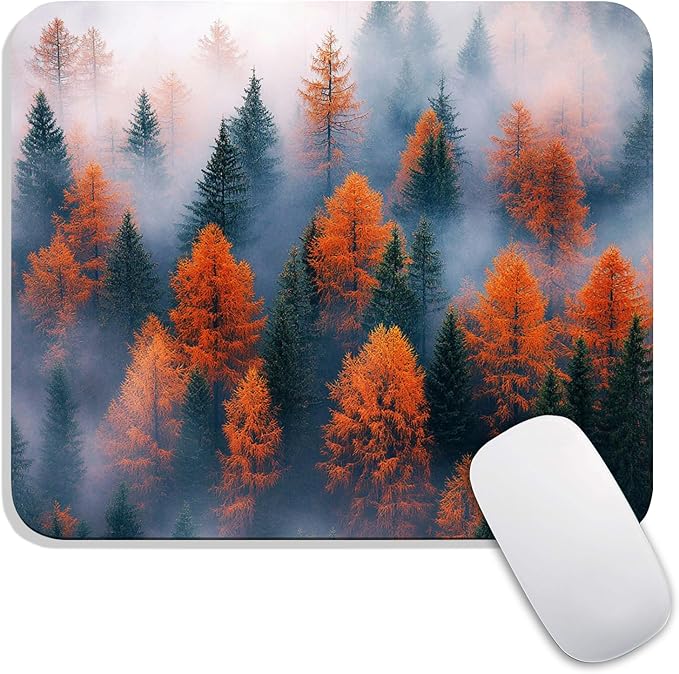 Armanza Square Mouse Pad Forests, Personalized Premium-Textured Custom Mouse by Armanza