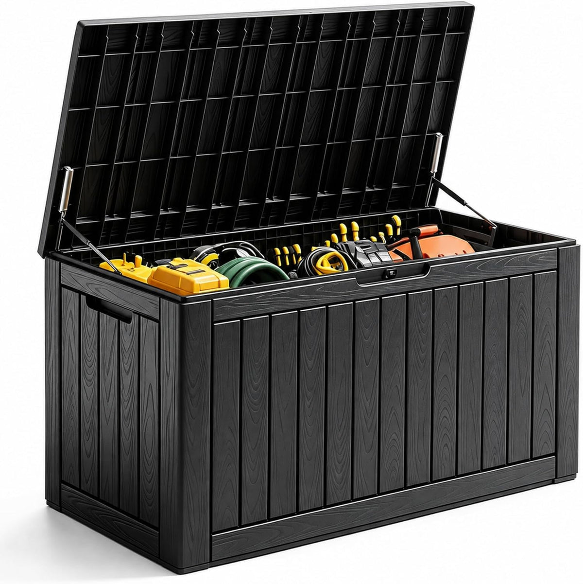 outdoor storage box waterproof, 150 gallon deck box, main product view