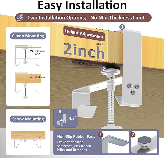 Cotohim Under Desk Cable Management Tray - Image 3