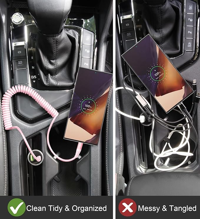 USB C to C Cable 6FT, CarPlay iPhone USB-C Cable/Android Auto USB C Cord - Image 6