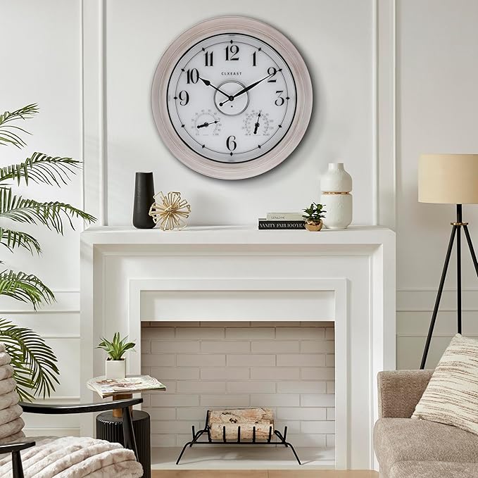 CLXEAST 18 Inch Illuminated Outdoor Clock - Image 5