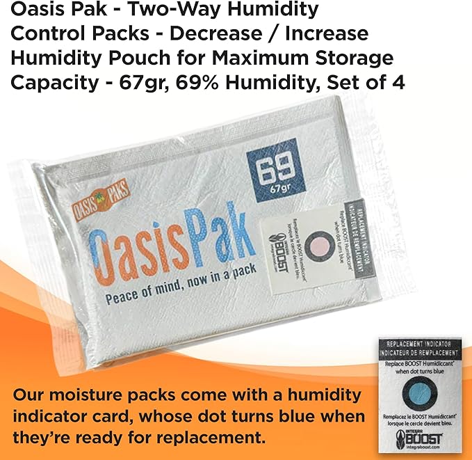 OasisPak 69% RH Two-Way Humidity Control Packs - Image 2