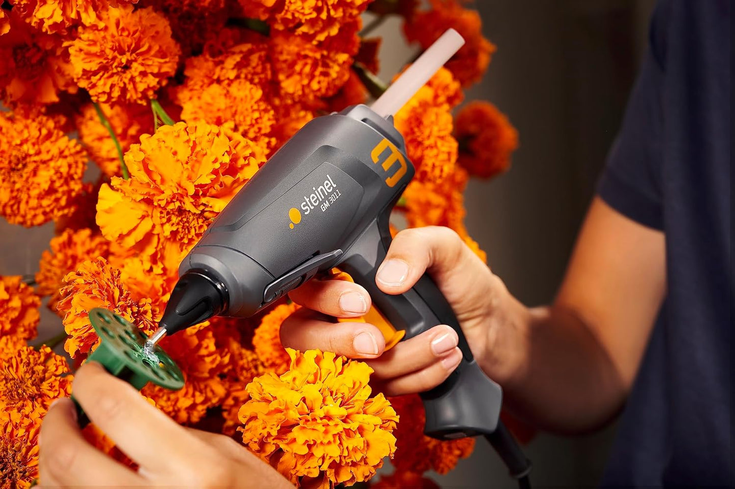 Steinel Long Nozzle 2,8 mm, As Accessory For Glue Gun Gluematic 3002, Exact Dosing At Hard To Reach Places