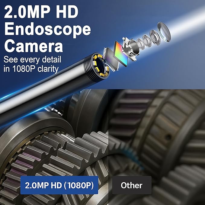 49.2 Feet Inspection Endoscope Camera - Image 2