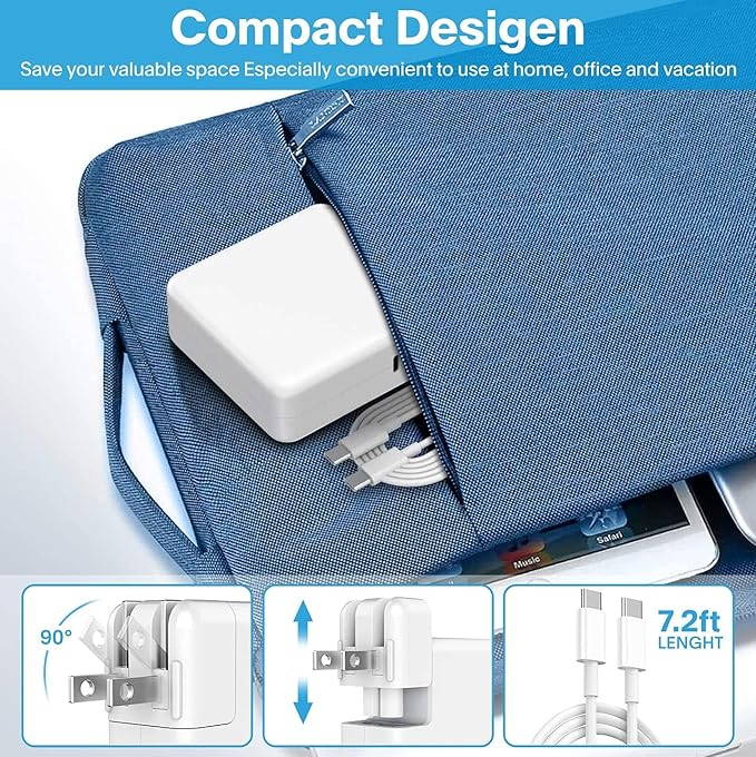 Mac Book Pro Charger-118W USB C Fast Charger Power Adapter Compatible - Image 7