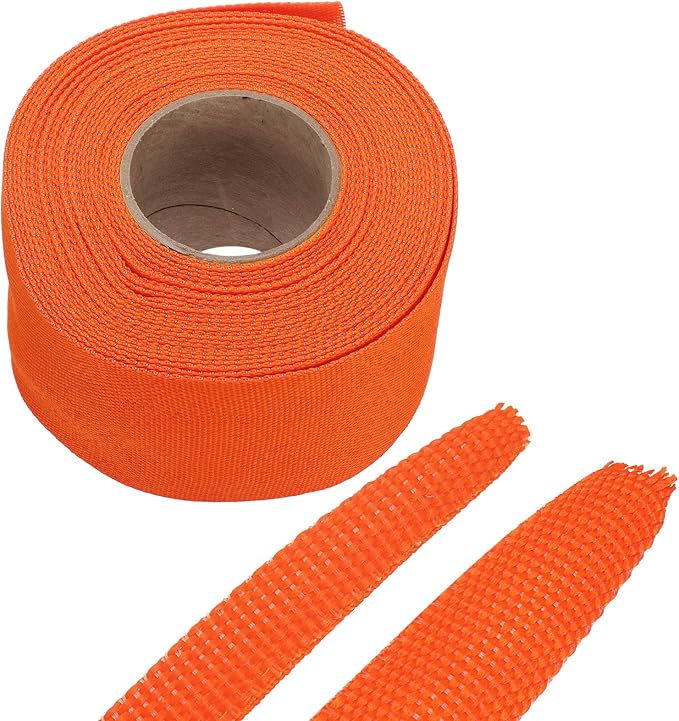 MECCANIXITY Braided Cable Sleeves Heat Shrinkable Fabric Sleeving, Network by MECCANIXITY