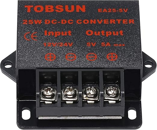 DC 12V/24V to 5V 5A Converter by VOLRANTISE