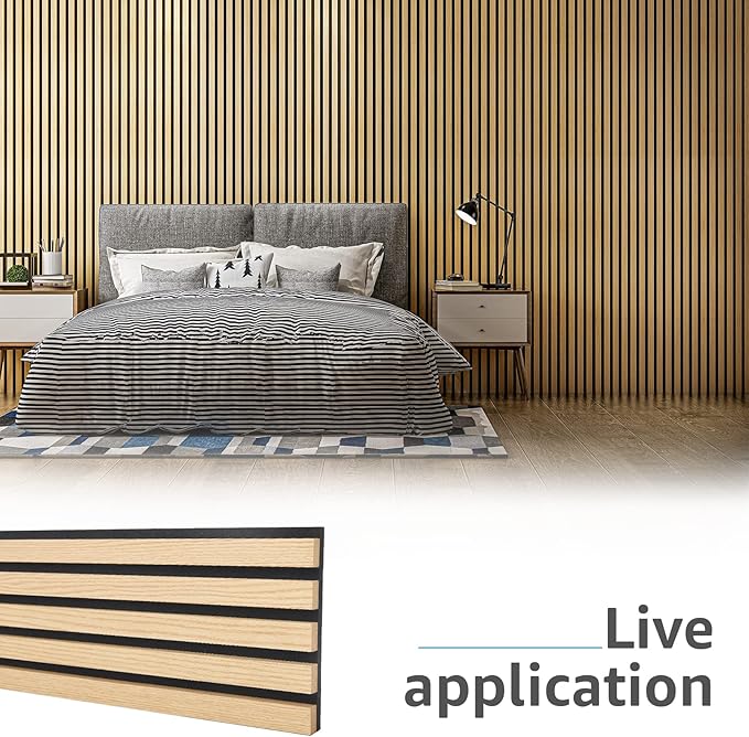 Art3d 4-Piece Wood Slat Acoustic Panels - Image 6