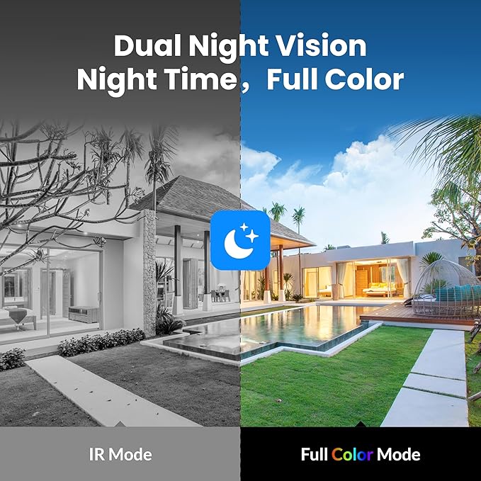 Solar Security Camera Outdoor Wireless, 2K Color Night Vision, Battery Powered - Image 4
