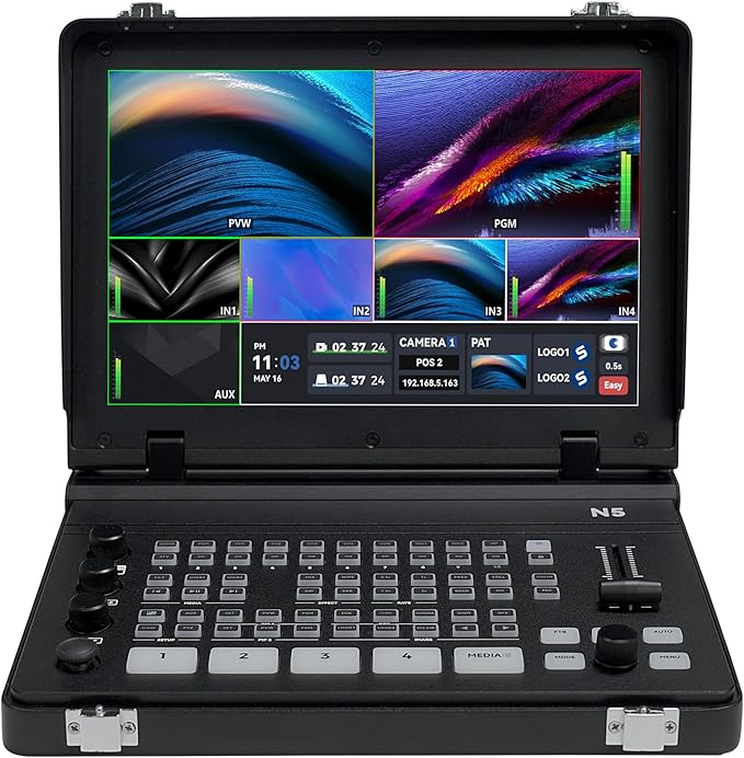 SPROLINK NeoLIVE N5/N5S 5 Input Channels Video Streaming switcher Laptop Design by CREATIVEVIDEOREVOLUTION