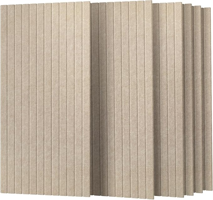 UMIACOUSTICS 6 Packs Acoustic Panel, 47.2 x 23.6 Inches Decorative Sound Proof by UMIACOUSTIC