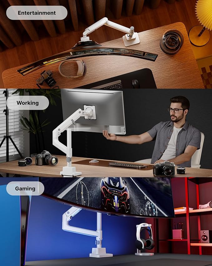 monTEK 17-57 Inch Ultrawide Monitor Arm - Image 8