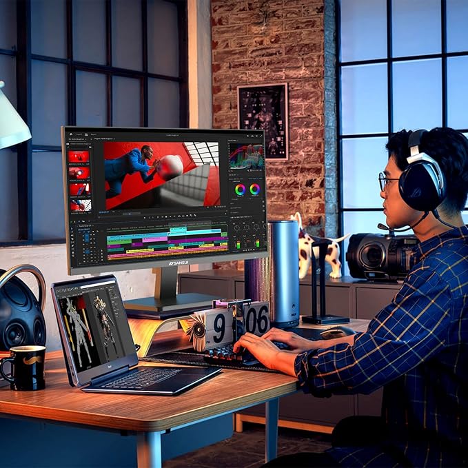 SANSUI Monitor 24 inch 100Hz Computer Monitor丨FHD 1080P PC - Image 2
