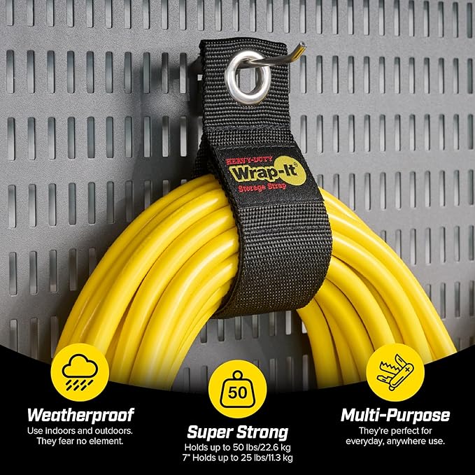 Heavy-Duty Wrap-It Storage Straps - Image 2