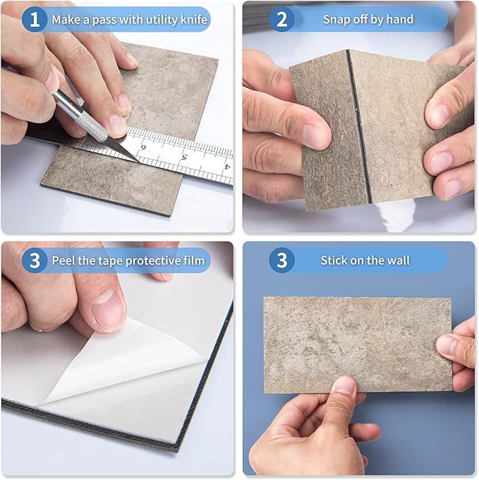 Art3d 102-Piece Peel and Stick Wall Tile - Image 5