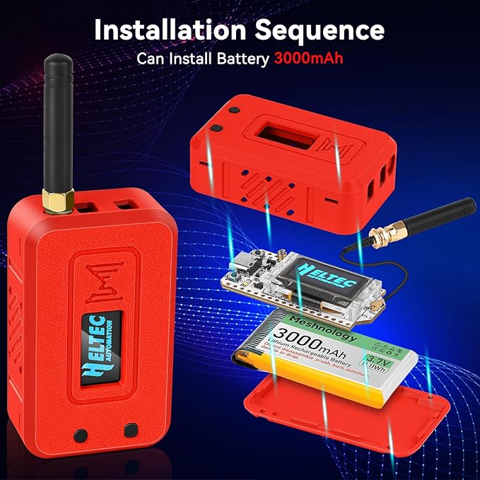Meshnology Case for LoRa ESP32 V3 Module Board Device Set - Image 2