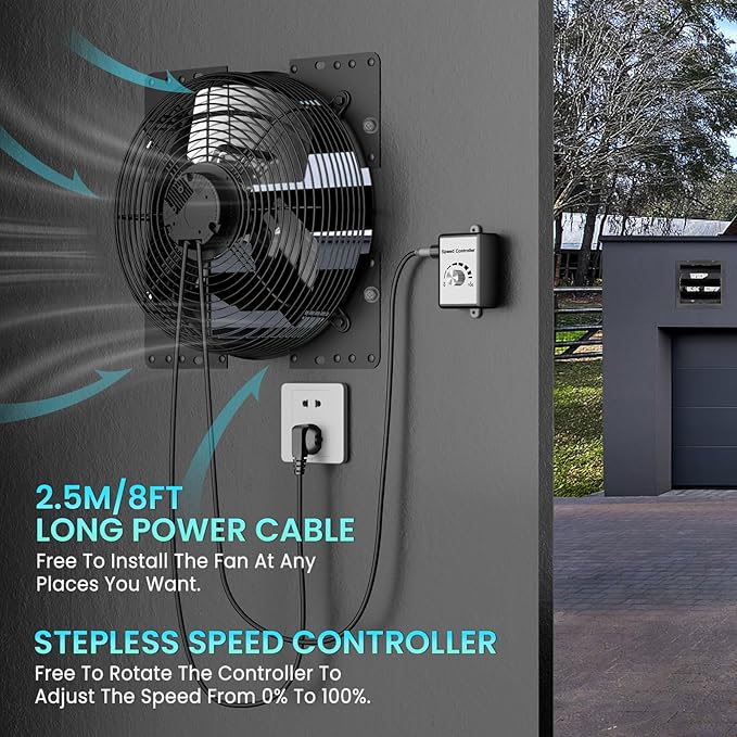 HG Power 12 Inch Attic Fan - Image 3