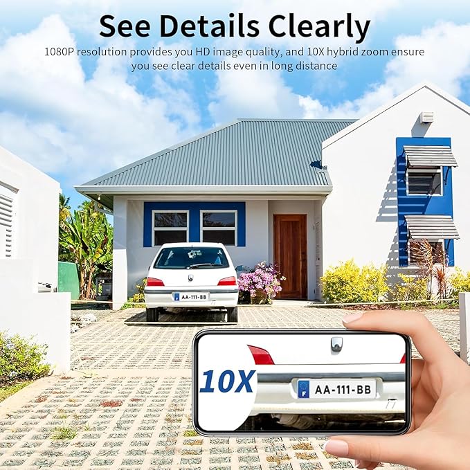 VSTARCAM Three-Lens Security Camera, 2K Outdoor Camera, Human Detection - Image 5