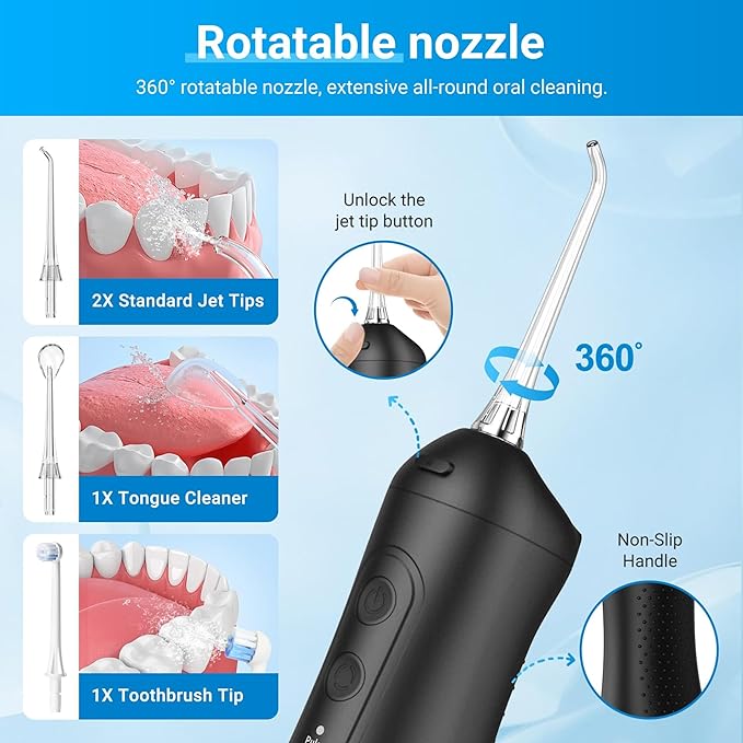 R REVA Portable Water Flosser for Teeth - Image 4