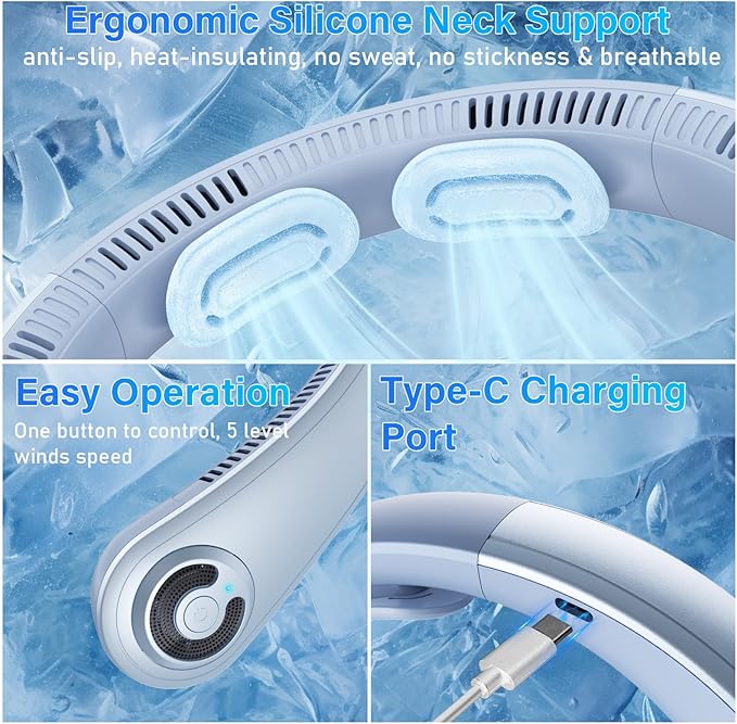Neck Fan - Portable Neck Fan - Image 5