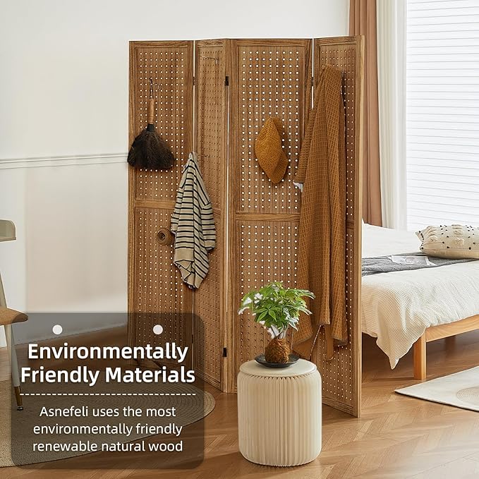 Asnefeli Pegboard Display Room Divider - Image 5