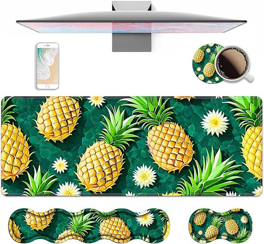 4 in 1 Ergonomic Keyboard Wrist Rest & Mouse Pad Wrist Rest Set, Large XXL by Unknown
