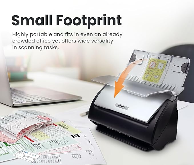 Plustek PS188 High Speed Double-Sided Color Document Scanner, - Image 5
