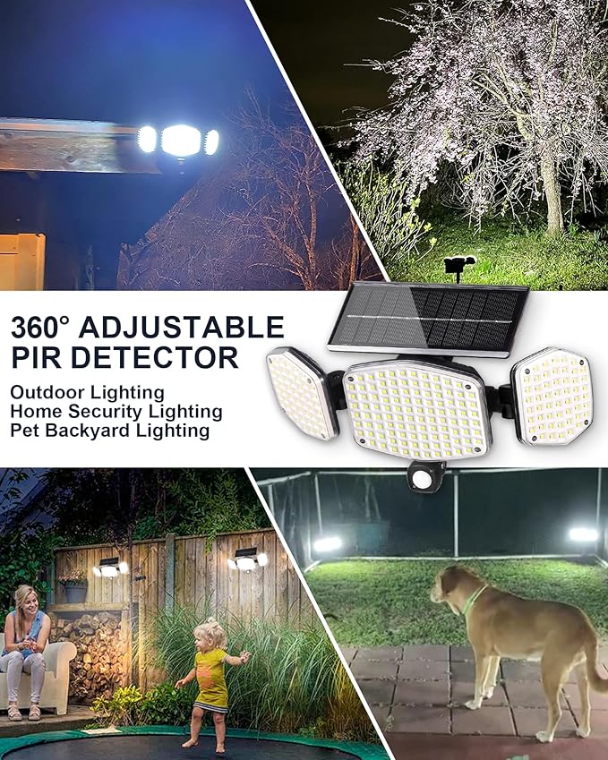HAARAY Solar Motion Lights Outdoor - Image 2
