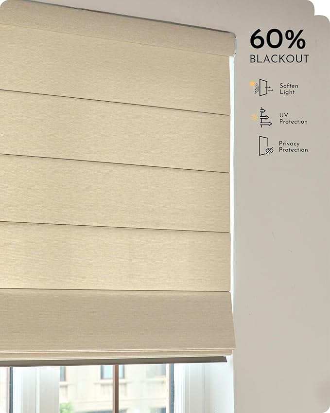 Graywind Smart Roman Shades 60% Blackout Compatible - Image 6